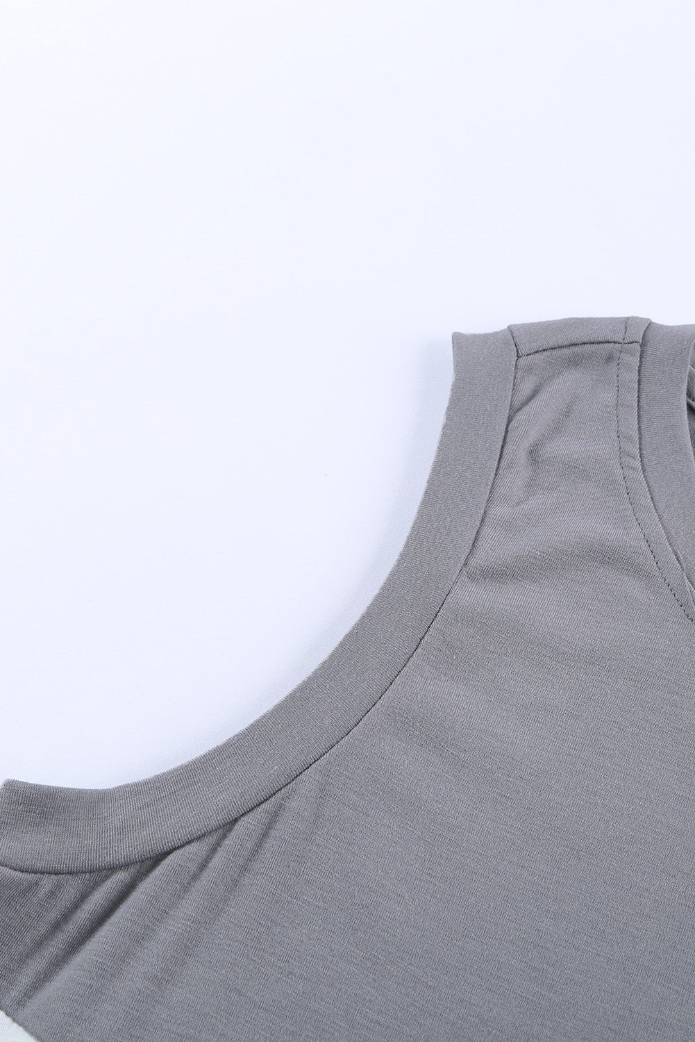 Contrast Round Neck Tank Top - Mervyns