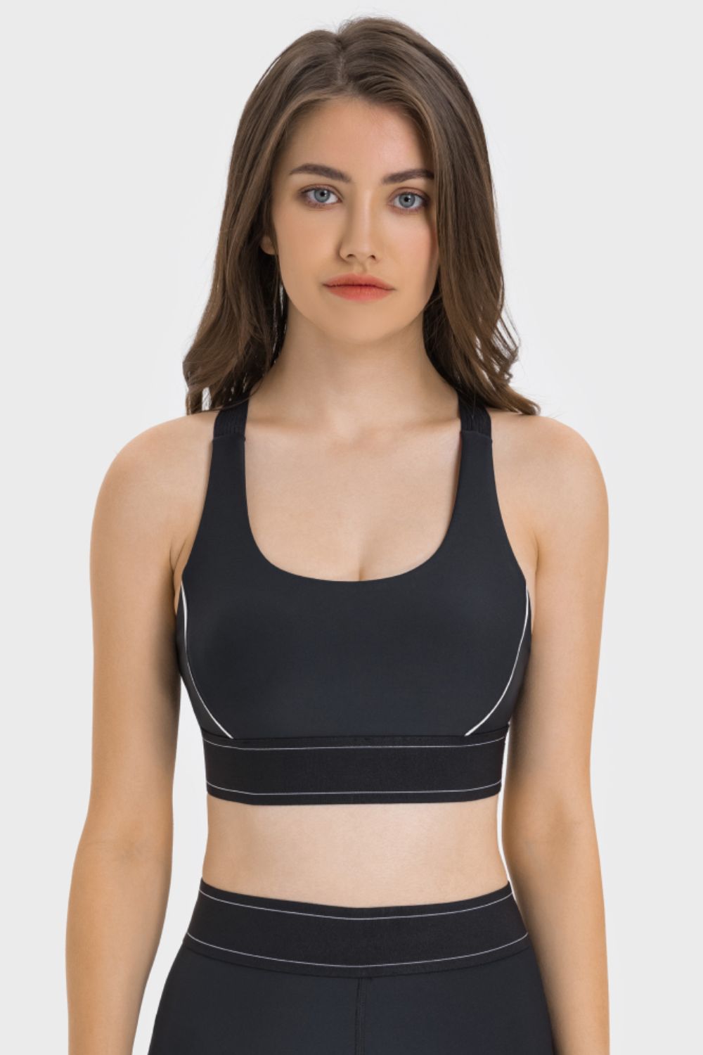 Contrast Sports Bra - Mervyns