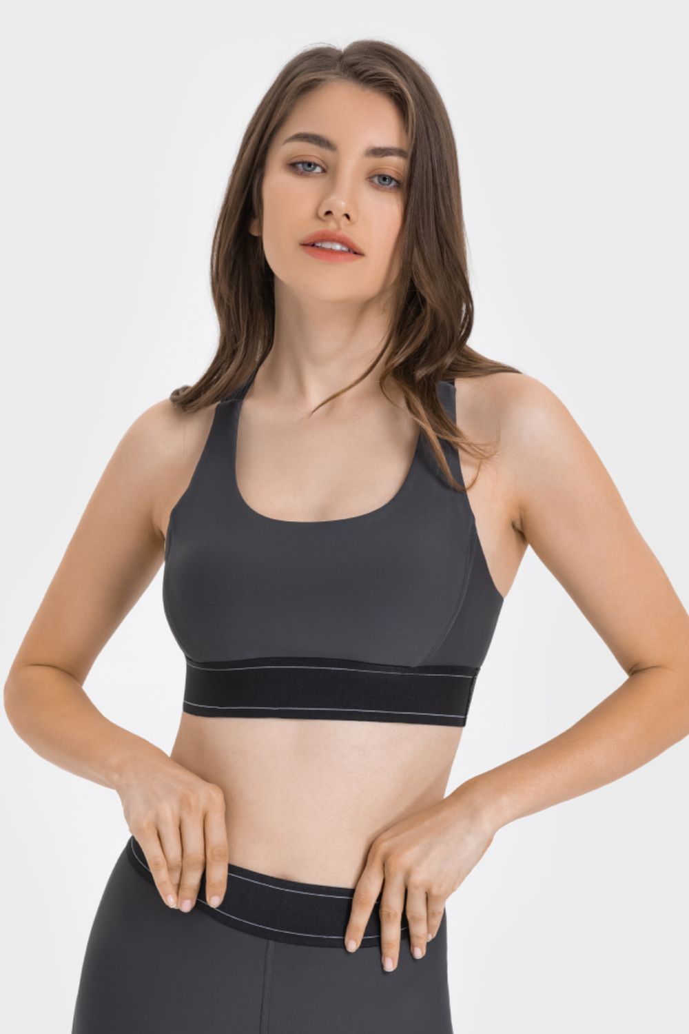 Contrast Sports Bra - Mervyns