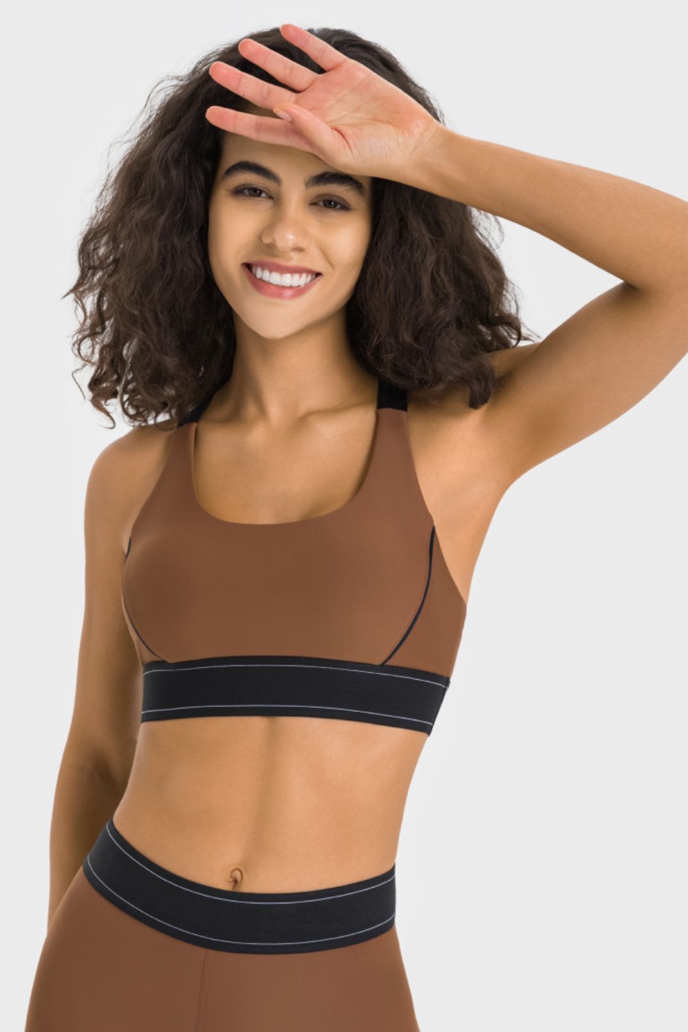 Contrast Sports Bra - Mervyns