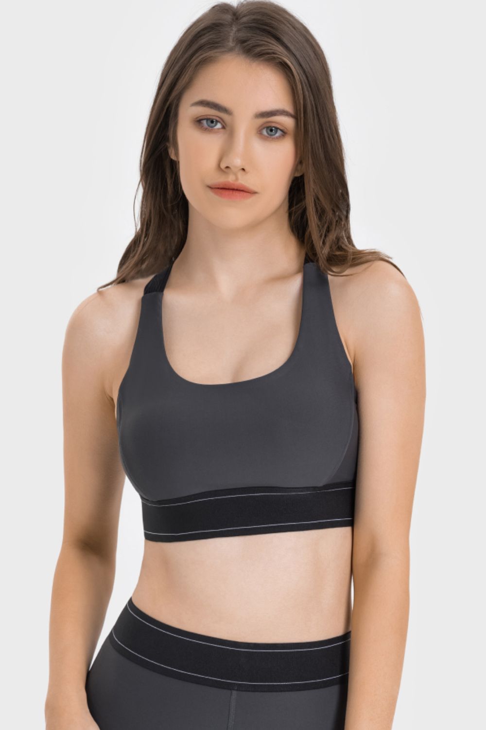 Contrast Sports Bra - Mervyns