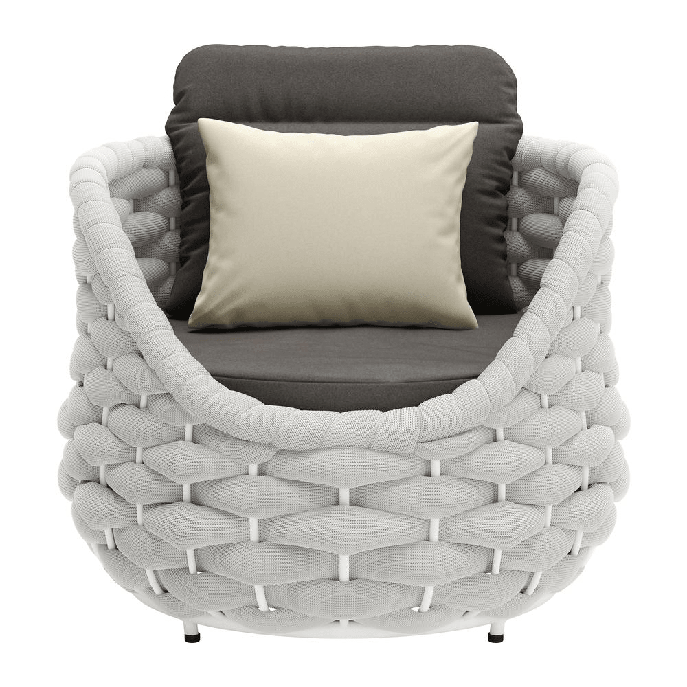 Coral Reef Accent Chair Gray - Mervyns