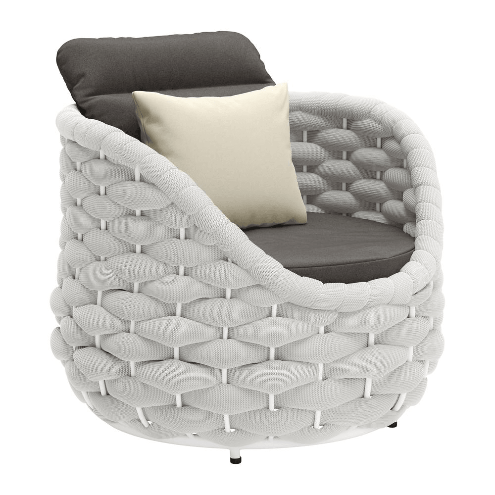 Coral Reef Accent Chair Gray - Mervyns