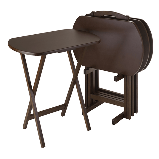 Corbett 5-Pc Oversize Oblong Snack Table Set - Mervyns