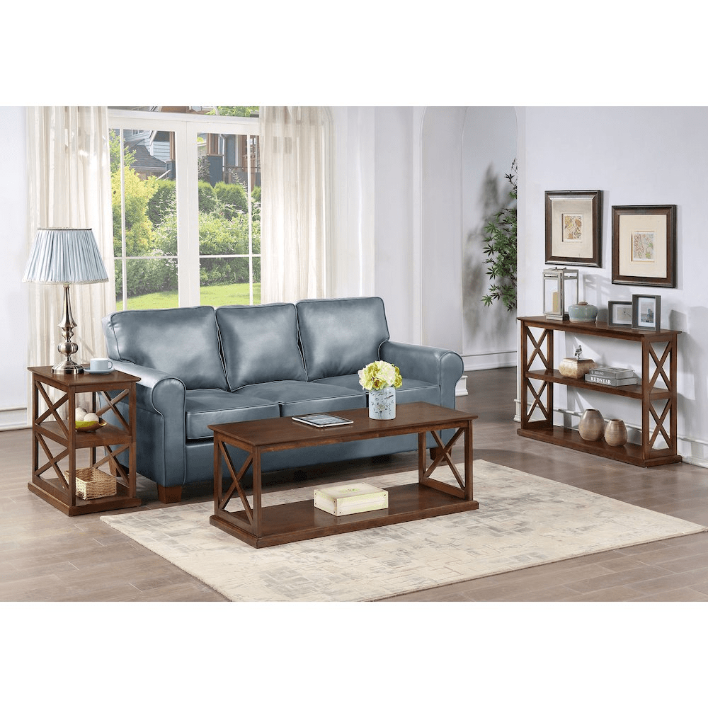 Coventry Console Table with Shelves - Mervyns