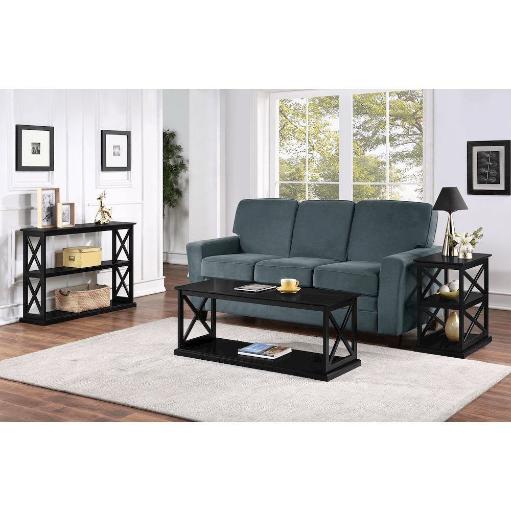 Coventry Console Table with Shelves - Mervyns