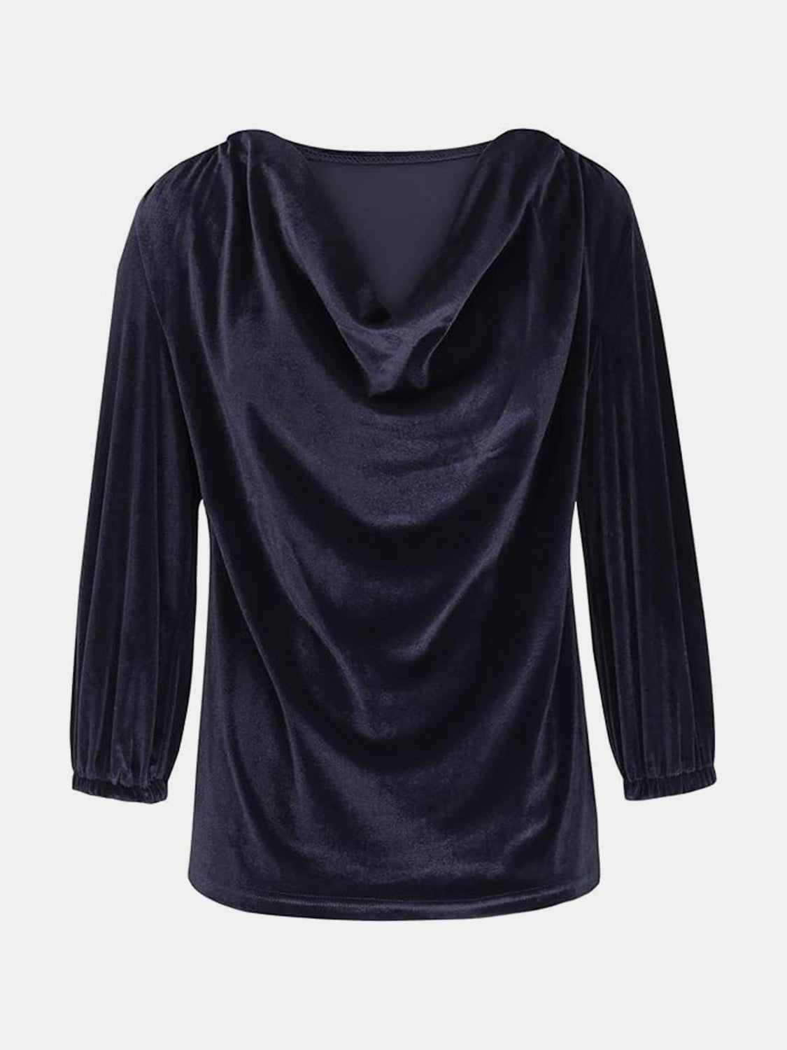 Cowl Neck Three - Quarter Sleeve Top - Mervyns