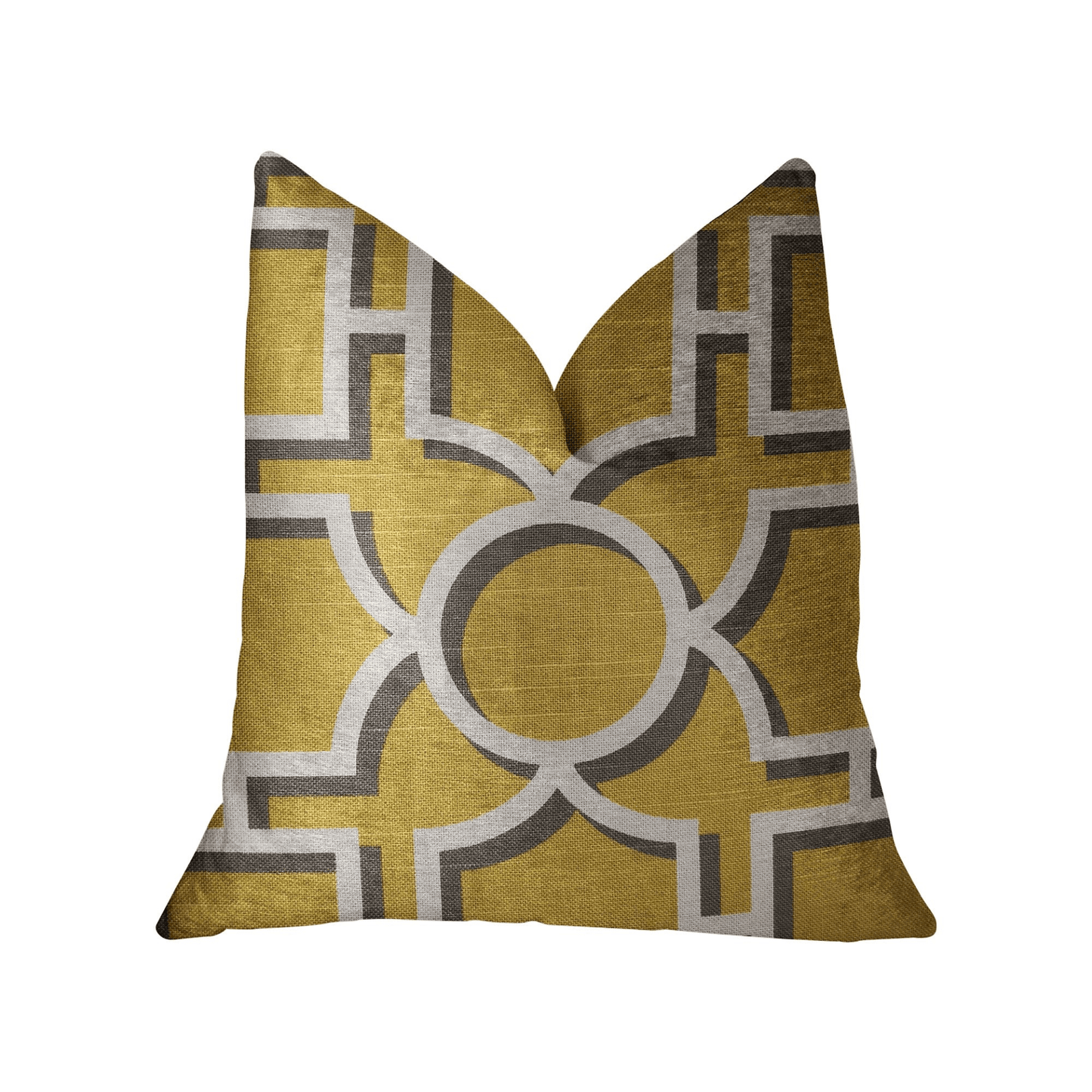 Crane Enclave Yellow, Beige and Gray Luxury Throw Pillow - Mervyns