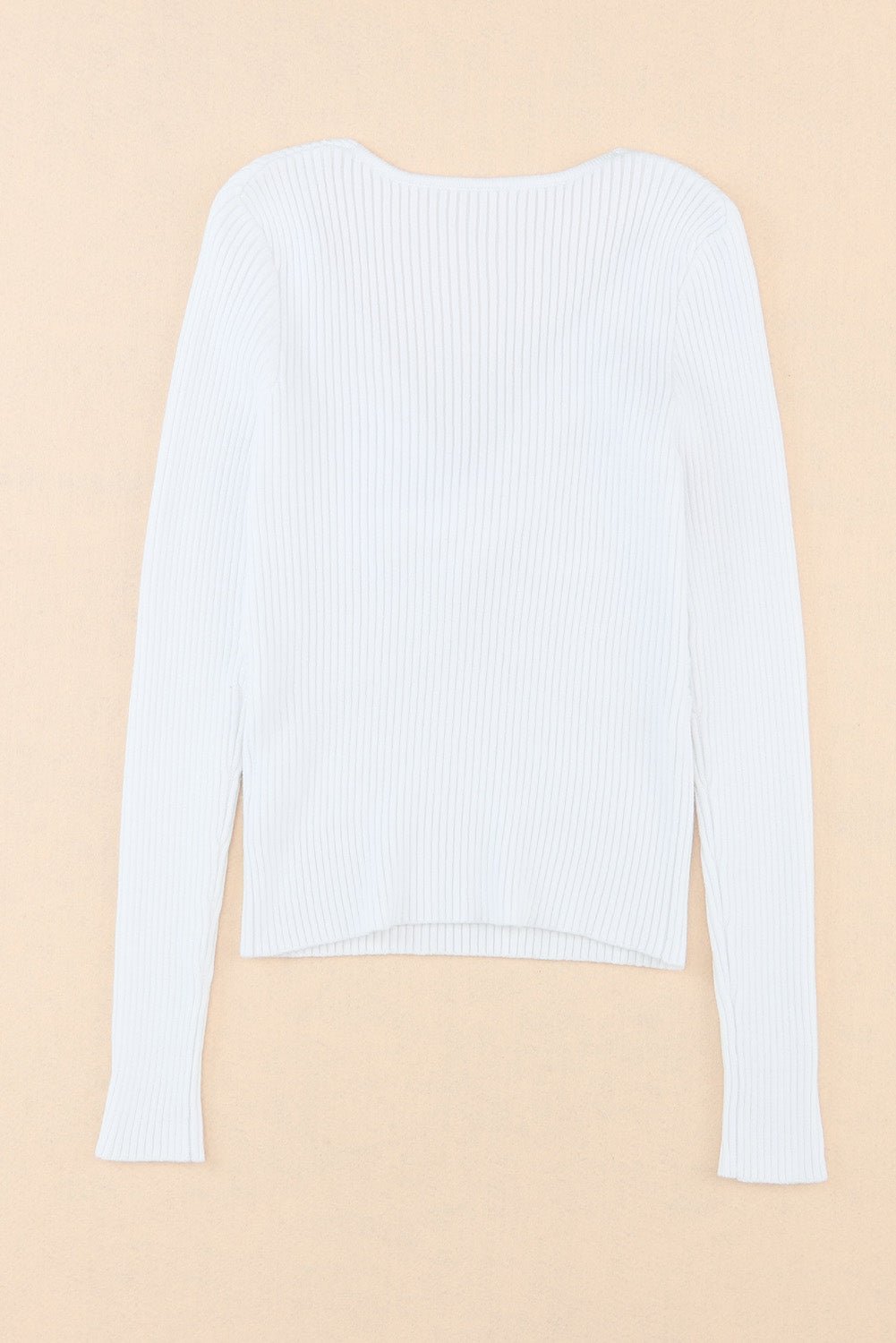 Crisscross V Neck Long Sleeve Knit Top - Mervyns