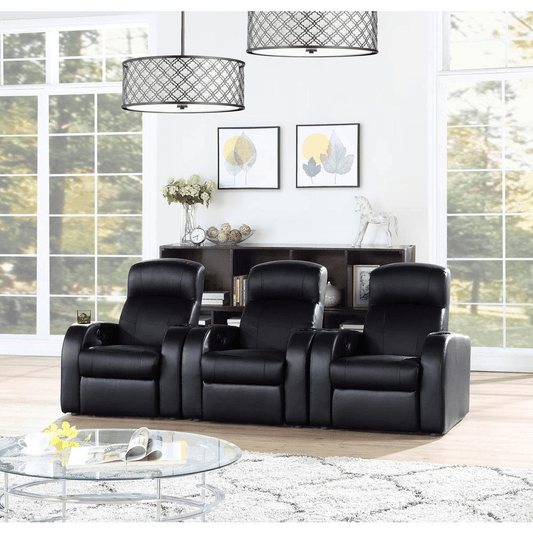 Cyrus 3-piece Upholstered Home Theater Seating - Mervyns