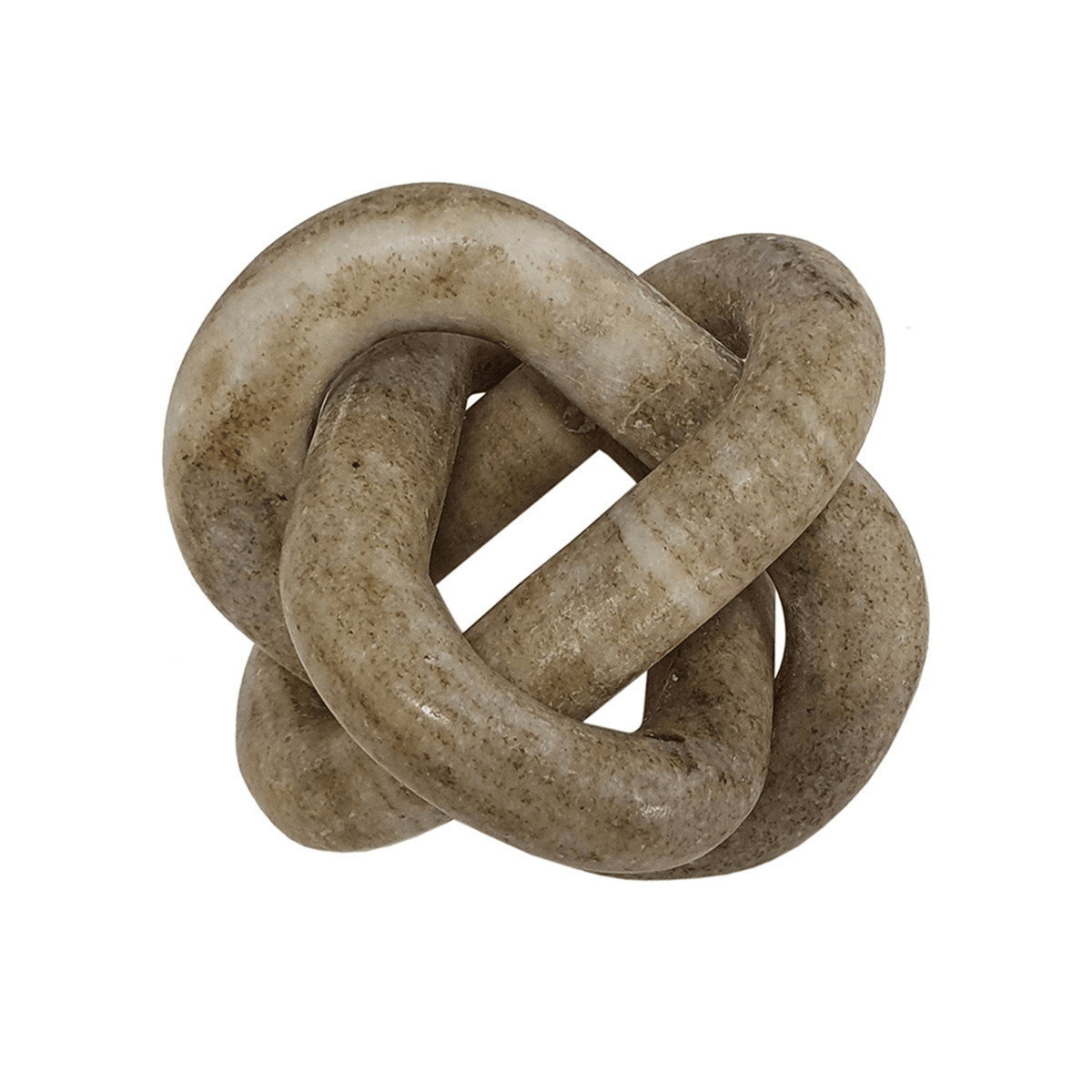 Decorative Marble Chain Sculpture for Home Decor, Tabletop and Accent Display - Mervyns