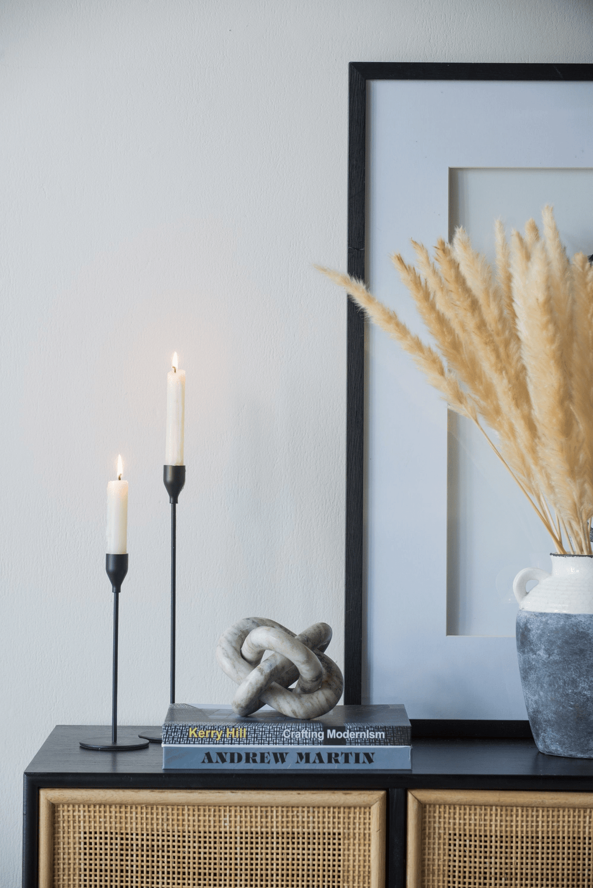 Decorative Marble Chain Sculpture for Home Decor, Tabletop and Accent Display - Mervyns