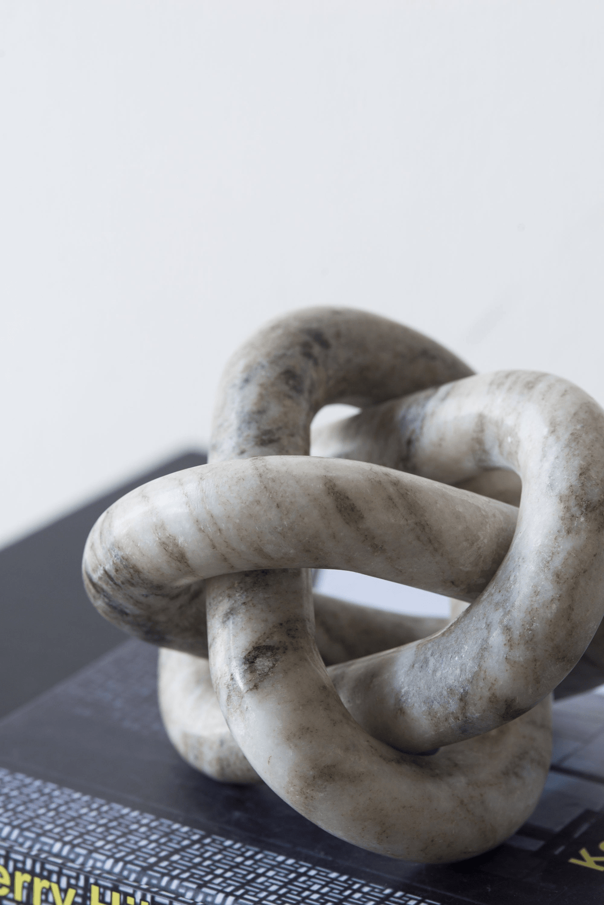 Decorative Marble Chain Sculpture for Home Decor, Tabletop and Accent Display - Mervyns