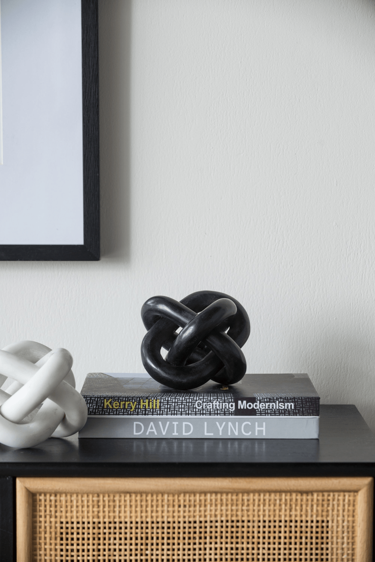 Decorative Marble Chain Sculpture for Home Decor, Tabletop and Accent Display - Mervyns
