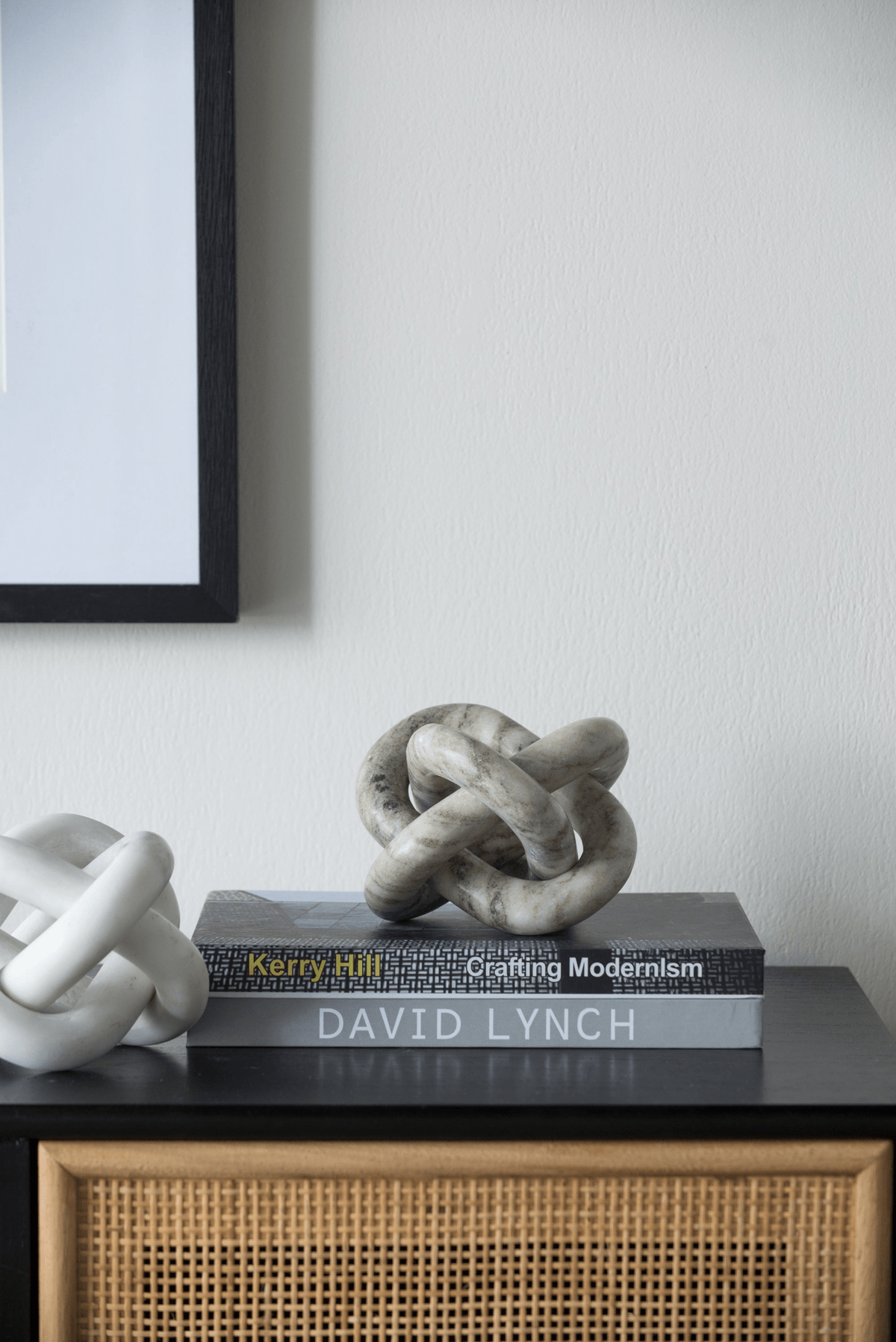 Decorative Marble Chain Sculpture for Home Decor, Tabletop and Accent Display - Mervyns