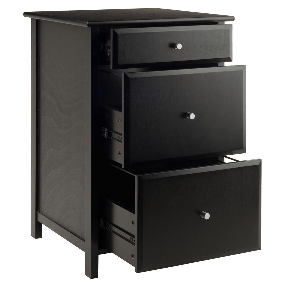 Delta File Cabinet Black - Mervyns