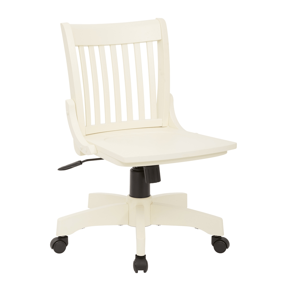 Deluxe Armless Wood Bankers Chair - Mervyns