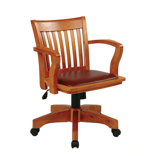 Deluxe Wood Banker's Chair - Mervyns