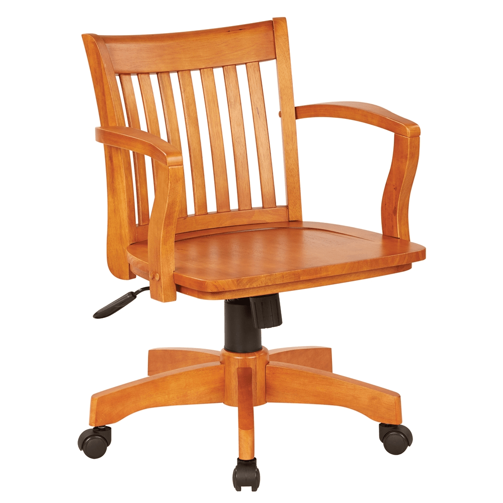 Bank Note Chair Deluxe Wood Banker's Chair - Mervyns