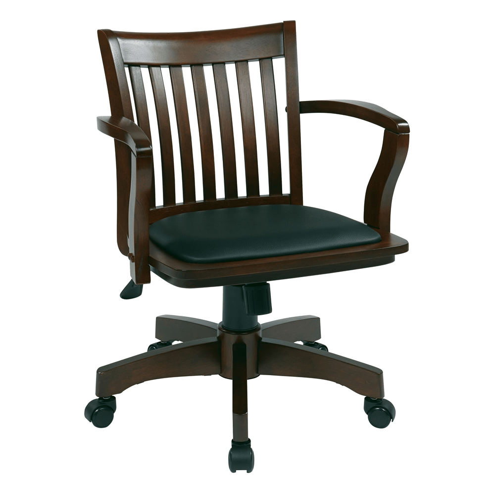 Bank Note Chair Deluxe Wood Banker's Chair - Mervyns