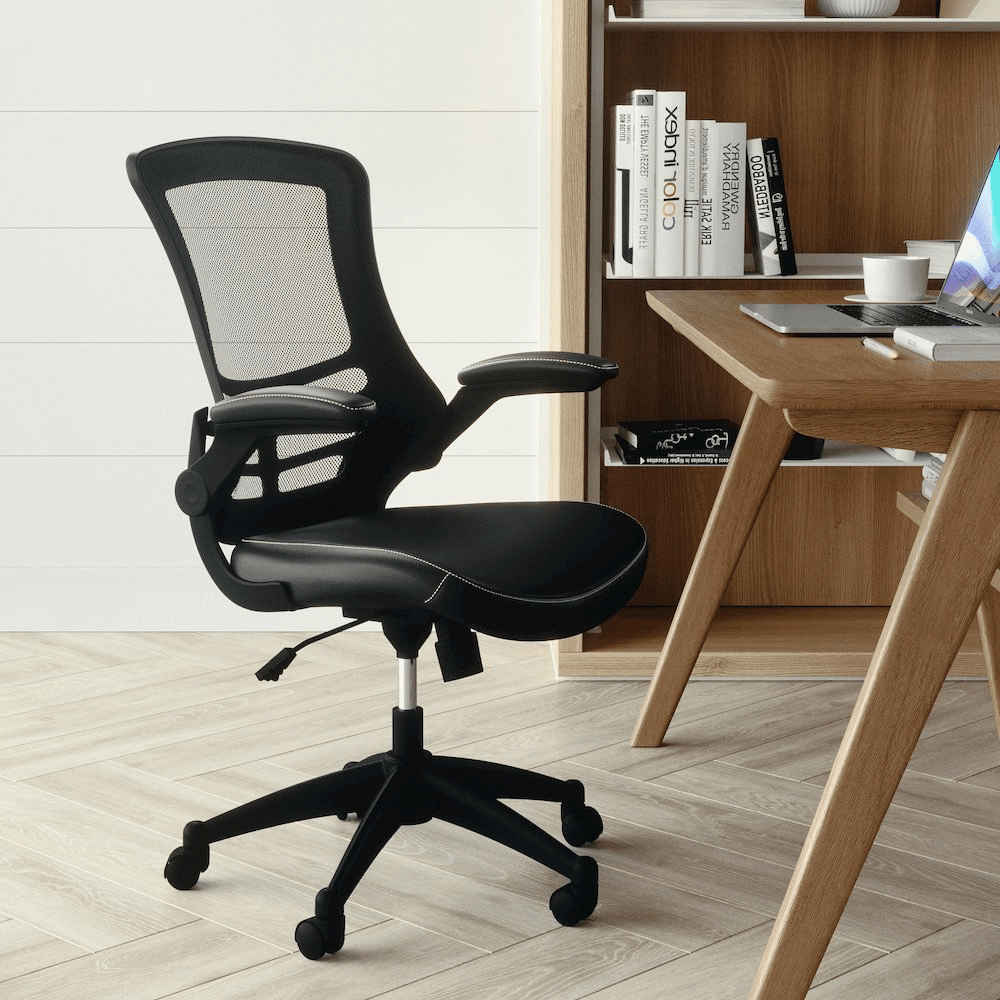 Desk Chair with Wheels | Swivel Chair with Mid-Back - Mervyns
