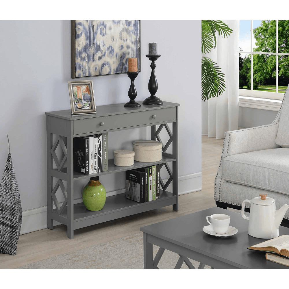 Diamond 1 Drawer Console Table - Mervyns