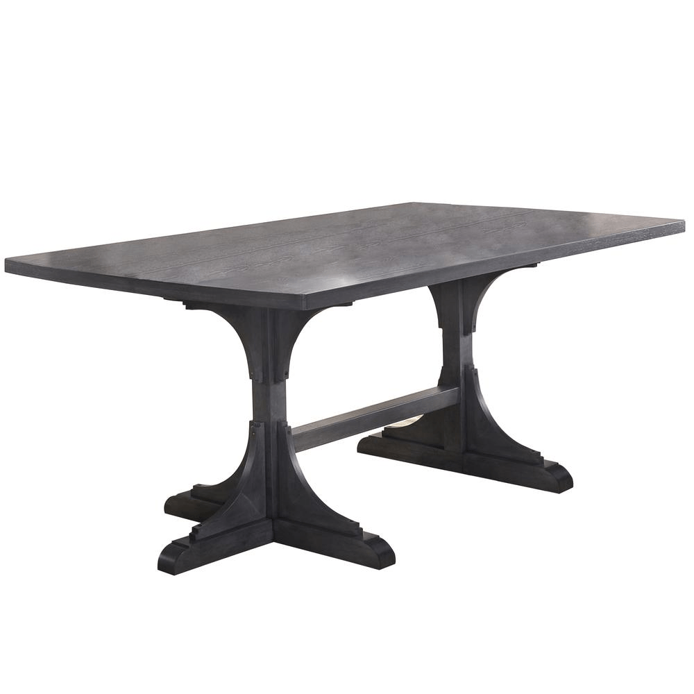 Dining Table, Weathered Gray - Mervyns