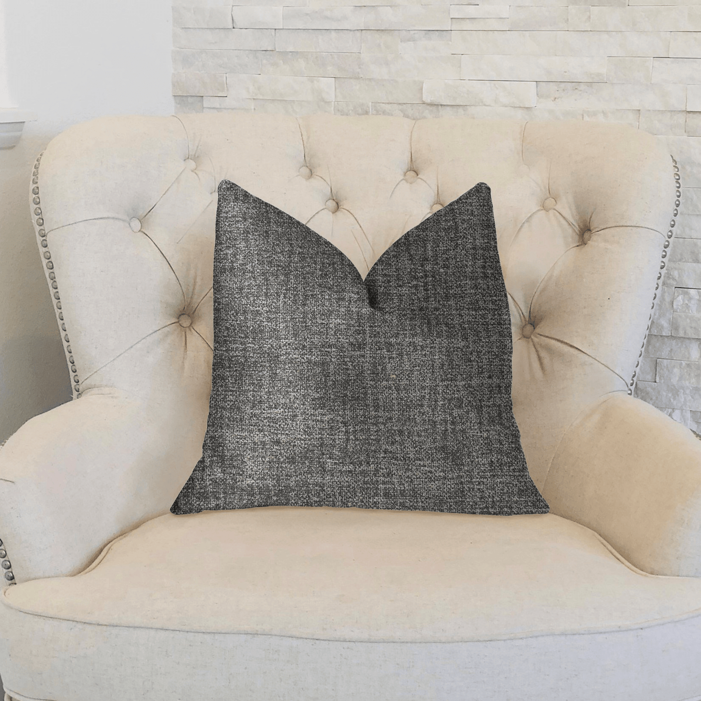 Dolphin Gray Luxury Throw Pillow - Mervyns