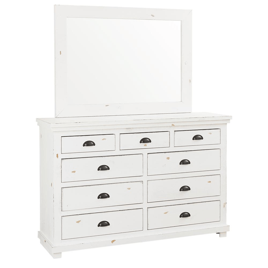 Drawer Dresser and Mirror - Mervyns