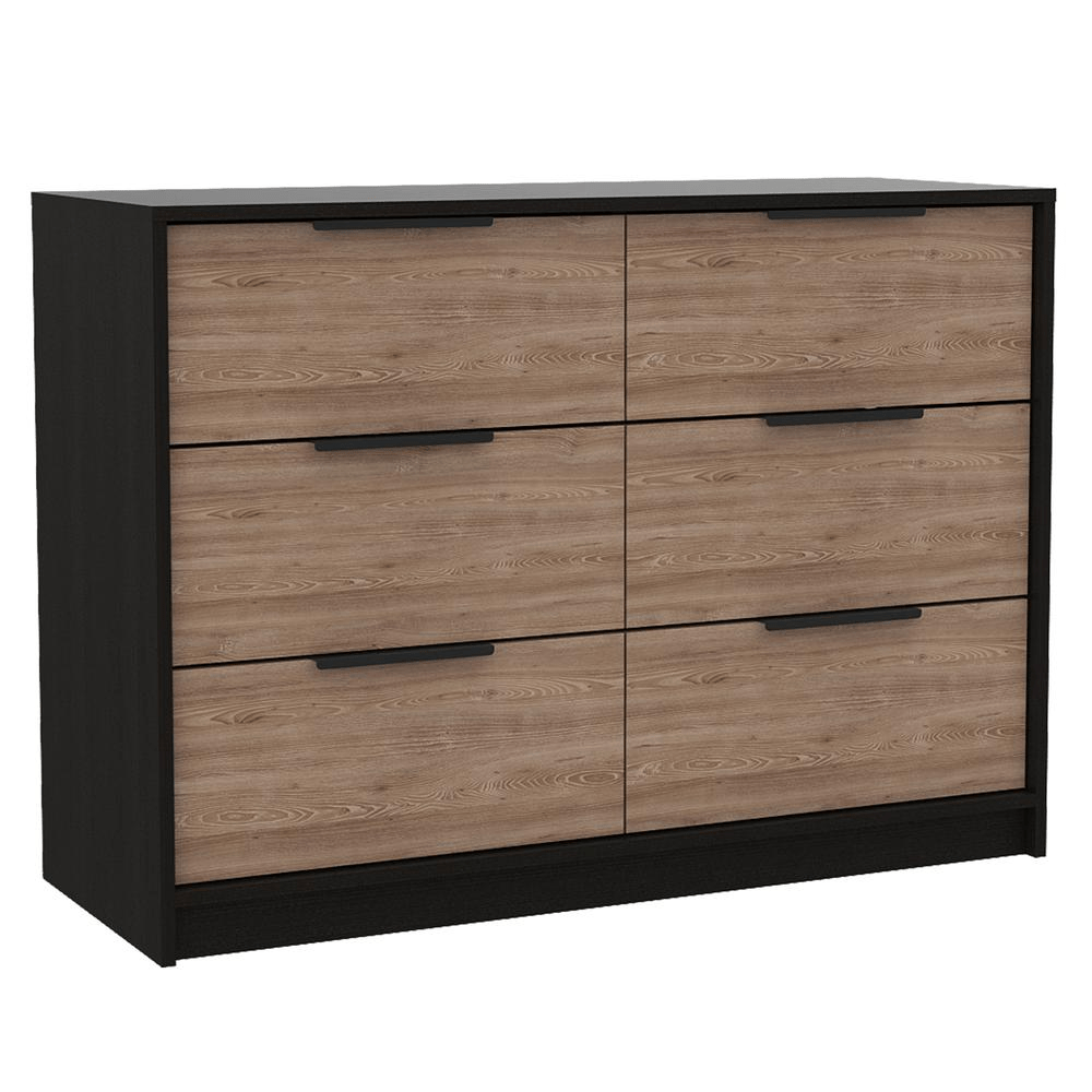 Egeo 4 Drawers Dresser Black Wengue - Pine - Mervyns