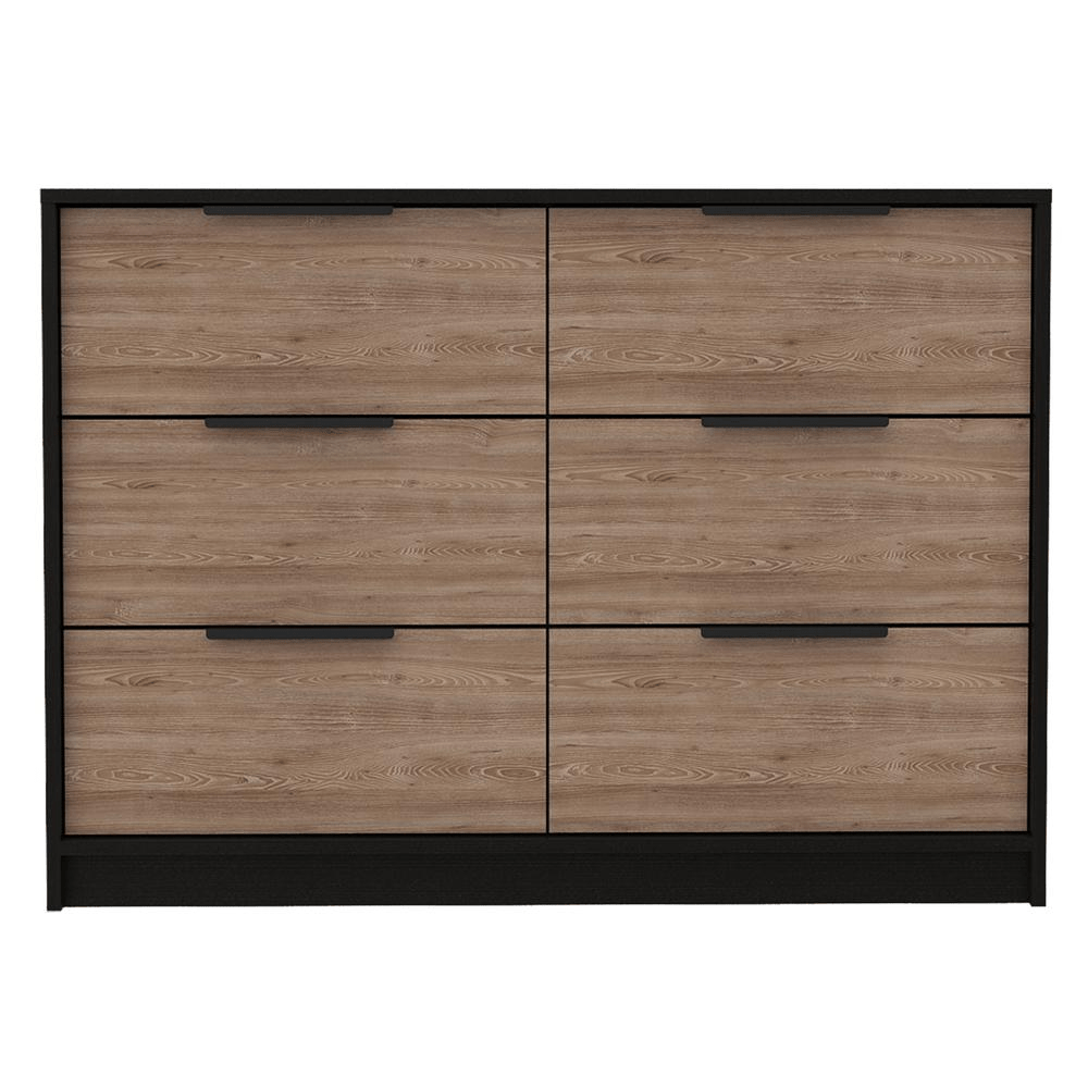 Egeo 4 Drawers Dresser Black Wengue - Pine - Mervyns