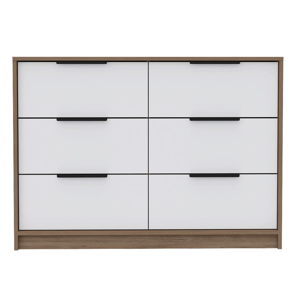 Egeo 4 Drawers Dresser Pine - White - Mervyns