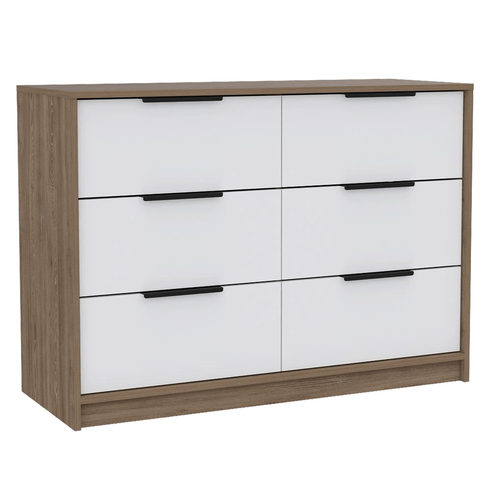 Egeo 4 Drawers Dresser Pine - White - Mervyns