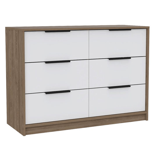 Egeo 4 Drawers Dresser Pine - White - Mervyns