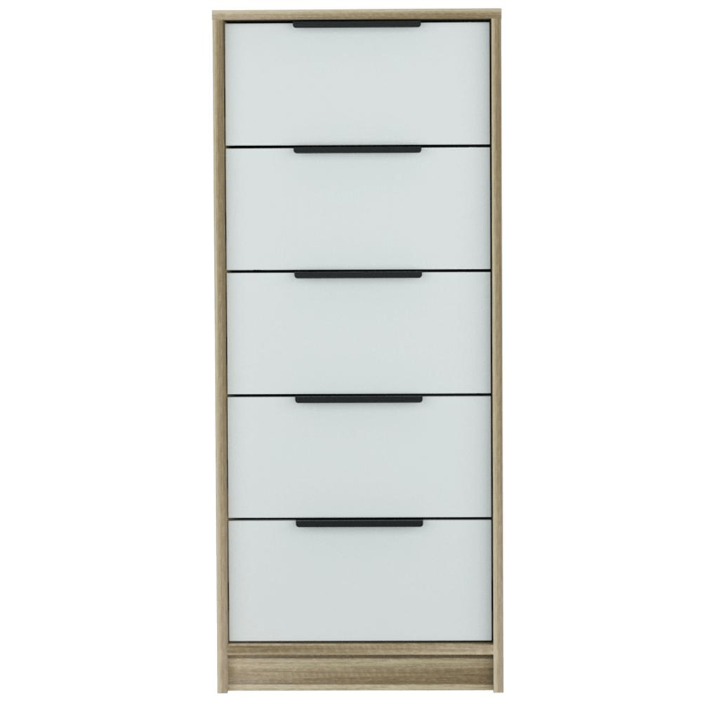 Egeo 5 Drawer Dresser White - Mervyns