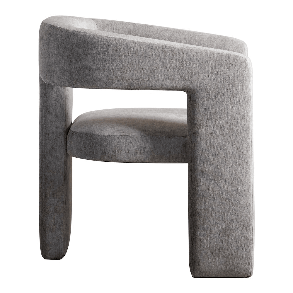 Elo Chair Light Grey - Mervyns