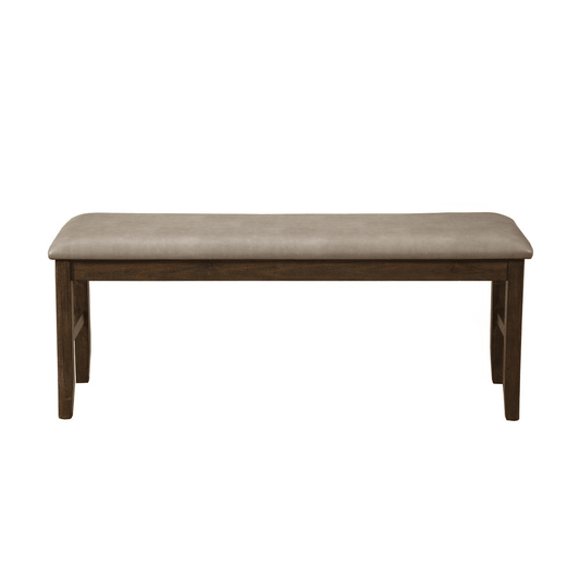 Emery Dining Bench, Walnut - Mervyns