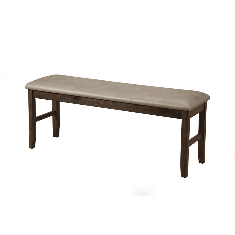 Emery Dining Bench, Walnut - Mervyns