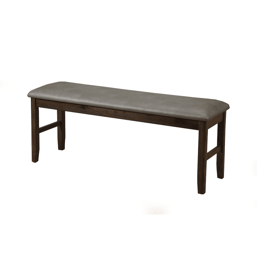 Emery Dining Bench, Walnut - Mervyns