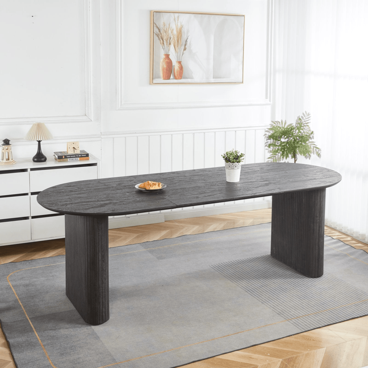 Extensible MDF Multi-Purpose Table for Dining, Office and Coffee Use — Modern Design - Mervyns