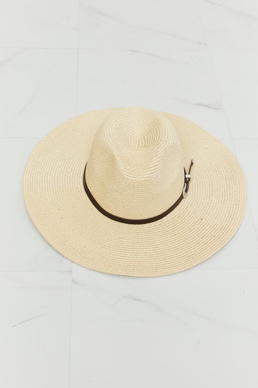 Fame Boho Summer Straw Fedora Hat - Mervyns