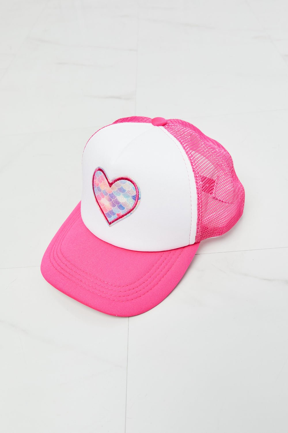 Fame Falling For You Trucker Hat in Pink - Mervyns