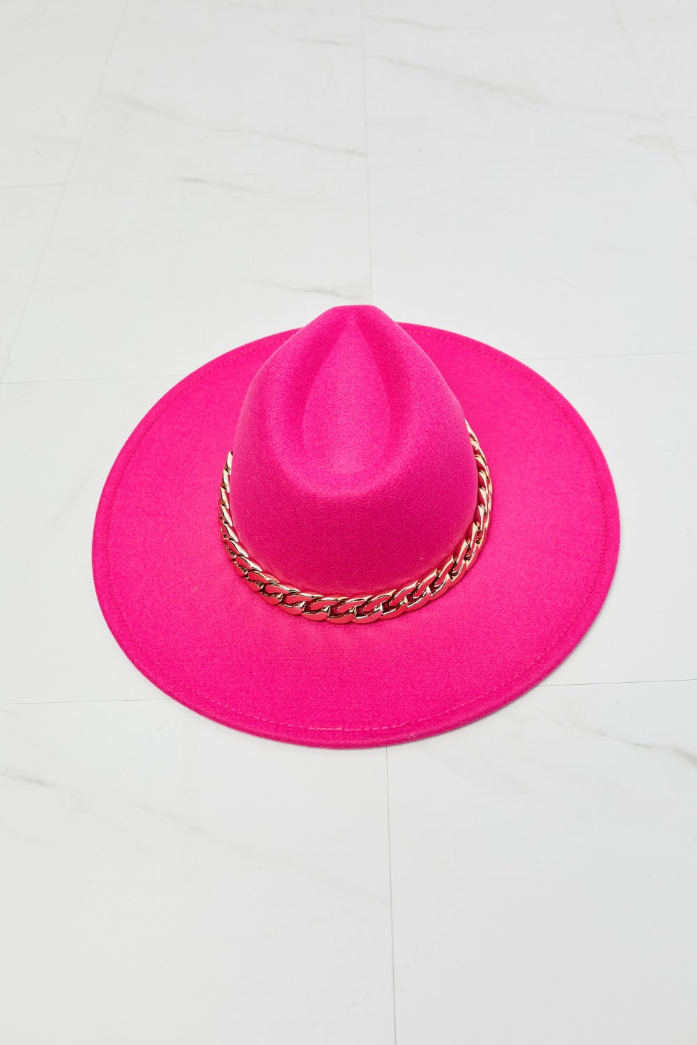 Fame Keep Your Promise Fedora Hat in Pink - Mervyns