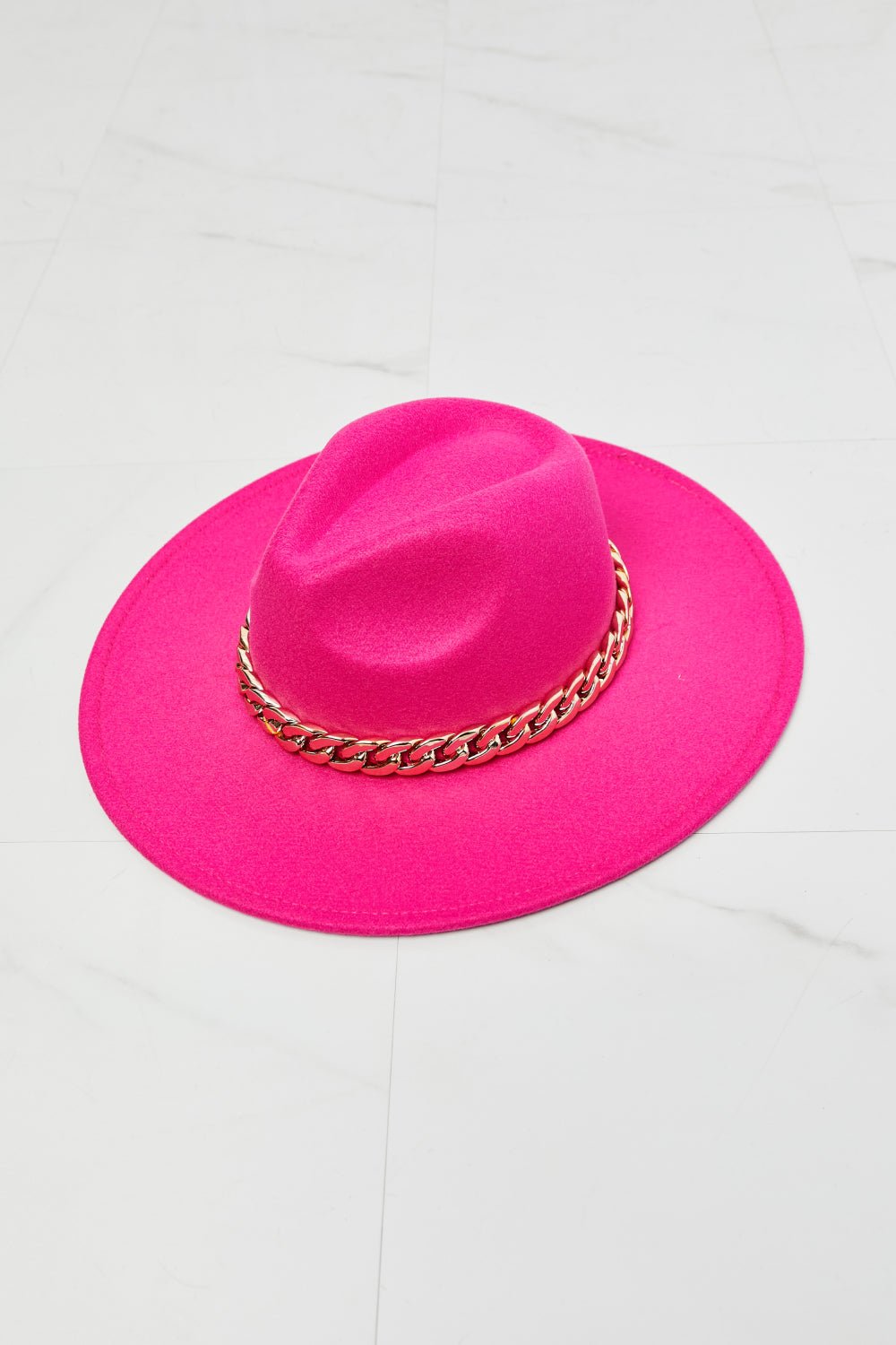 Fame Keep Your Promise Fedora Hat in Pink - Mervyns