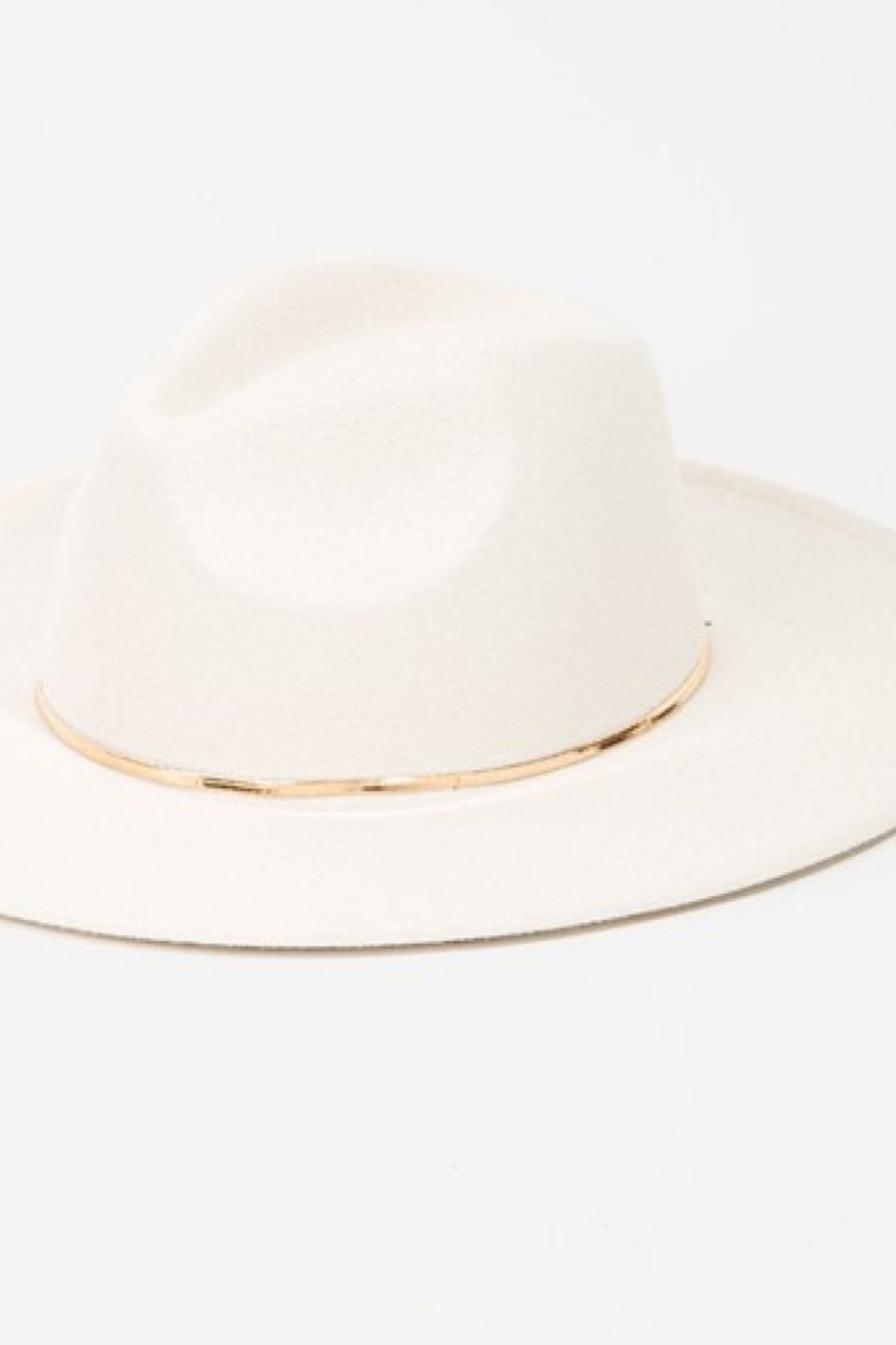 Fame Slice of Chic Herringbone Chain Fedora - Mervyns