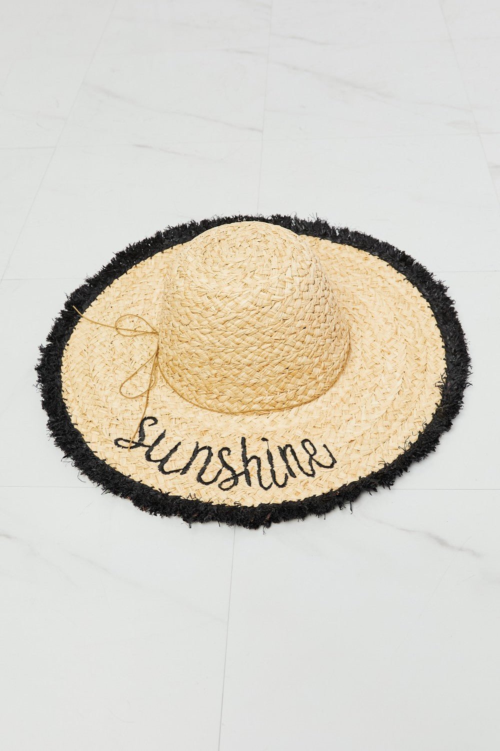 Fame Sunshine Straw Fringe Hat - Mervyns