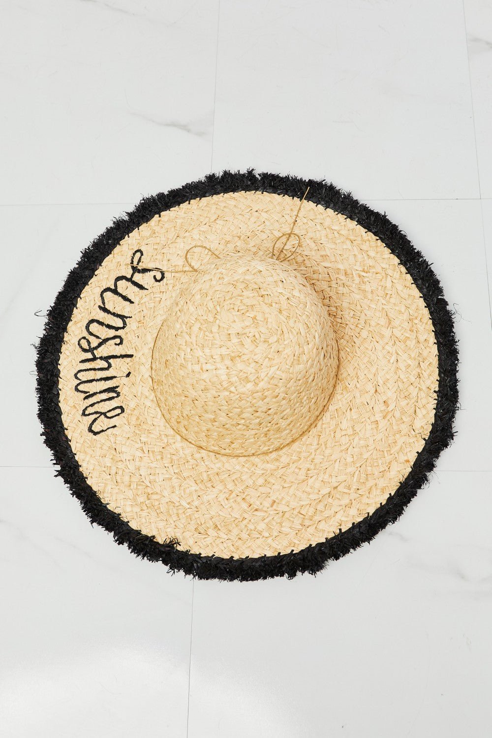 Fame Sunshine Straw Fringe Hat - Mervyns