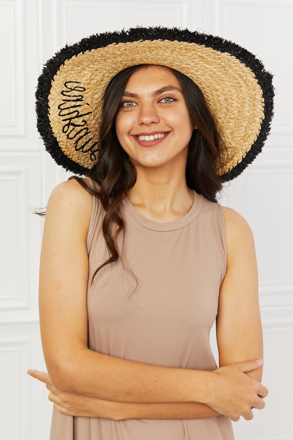 Fame Sunshine Straw Fringe Hat - Mervyns