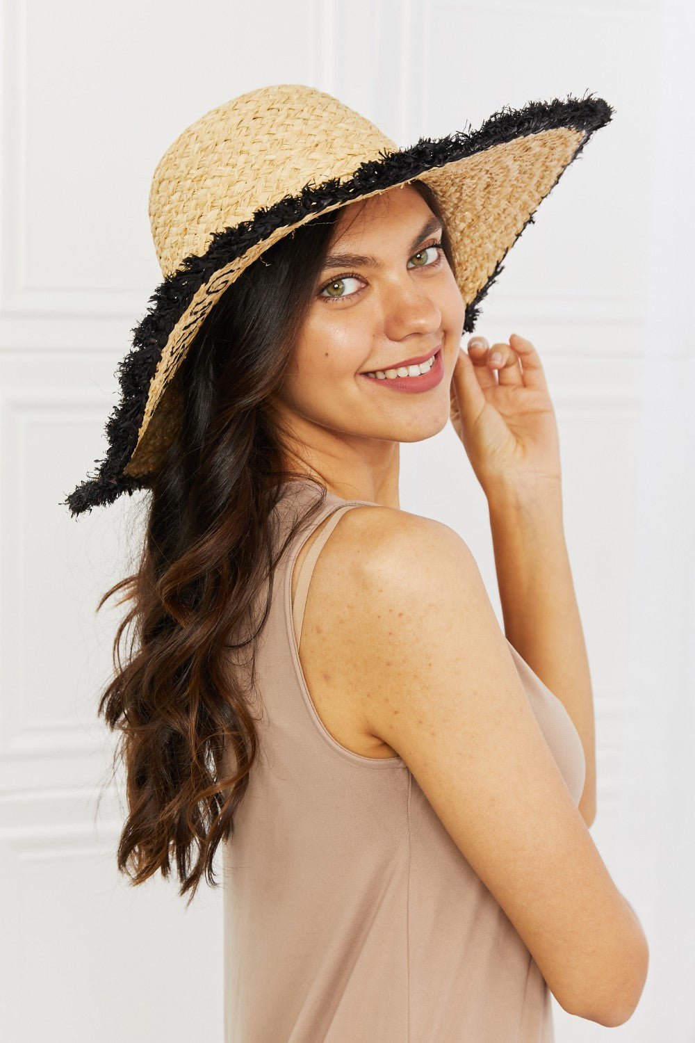 Fame Sunshine Straw Fringe Hat - Mervyns