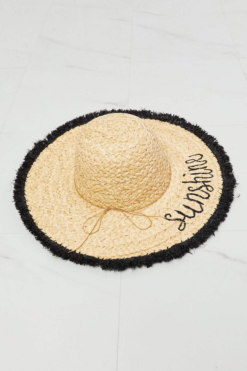 Fame Sunshine Straw Fringe Hat - Mervyns